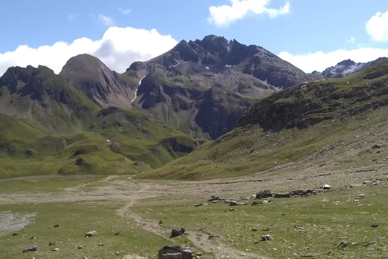 The Wurmaulspitze above the Jochtal